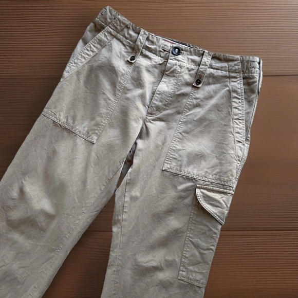 BURBERRY LONDON Men's 34R Tan Heavyweight Utility Cargo Pants - Picture 6 of 11